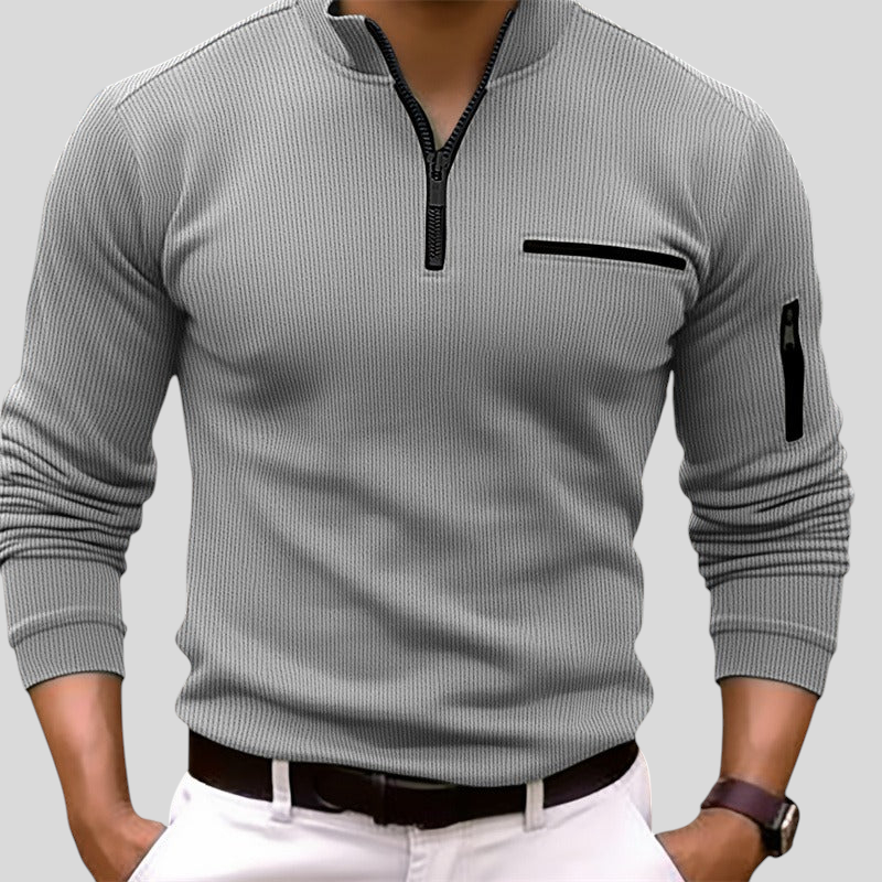 Gusteous - Majica S Patentnim Zatvaračem I Dugim Rukavima