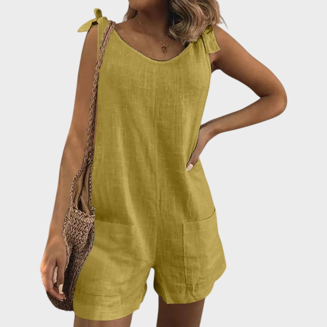 Petra - Kombinezon s vezanjem na ramenima i džepovima