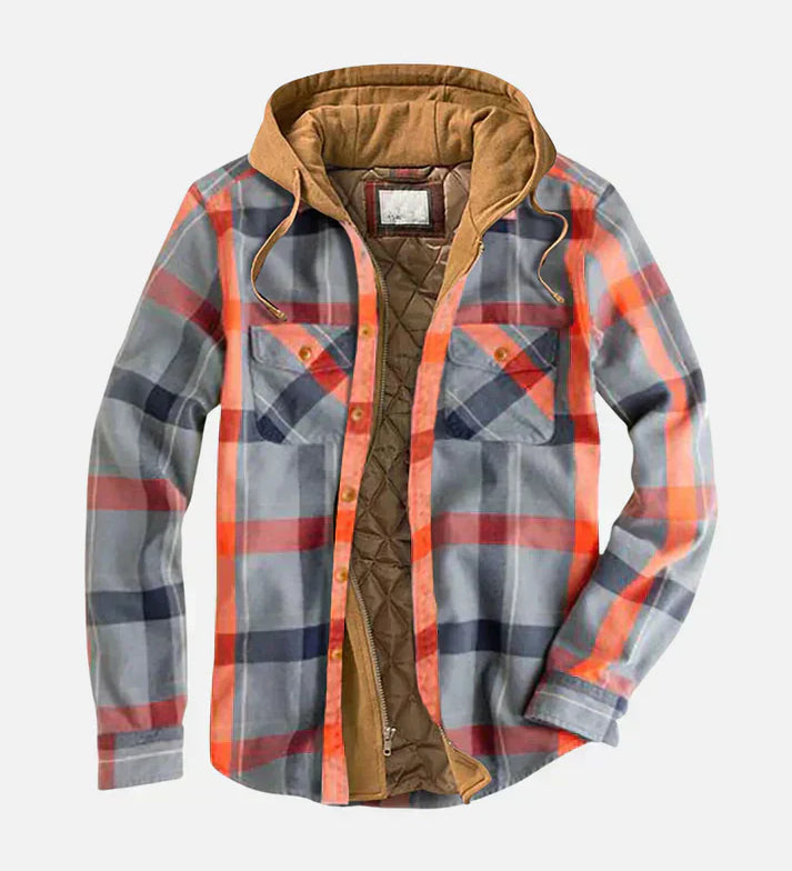 Savrani - Jakna od patchwork tkanine s karo uzorkom