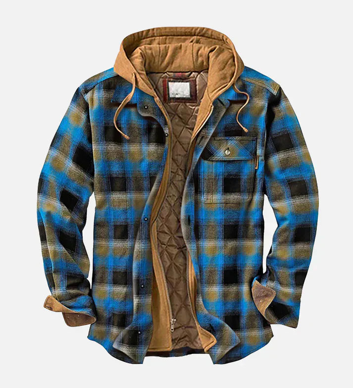 Savrani - Jakna od patchwork tkanine s karo uzorkom