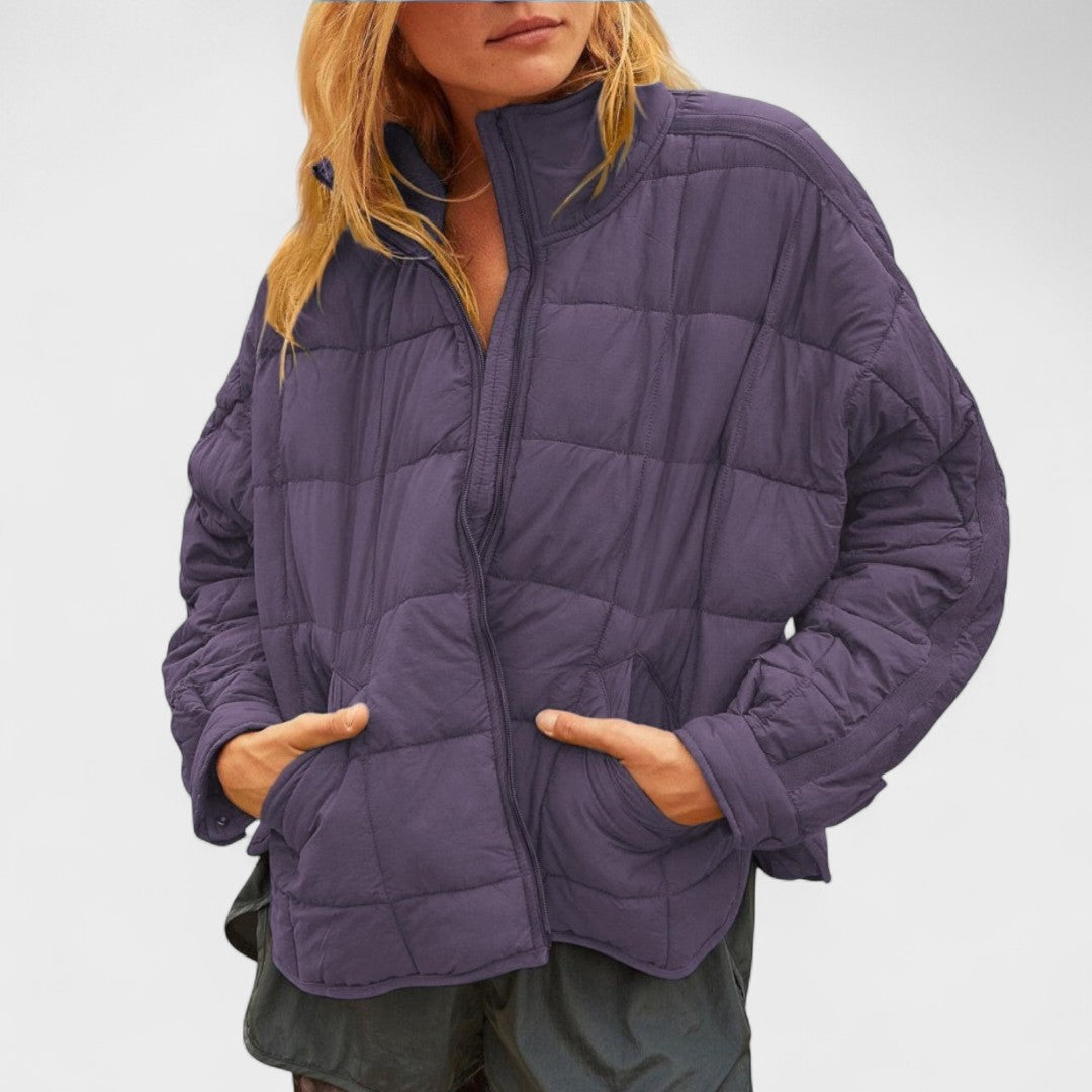 Aurora – Lagana kompaktna zip puffer jakna