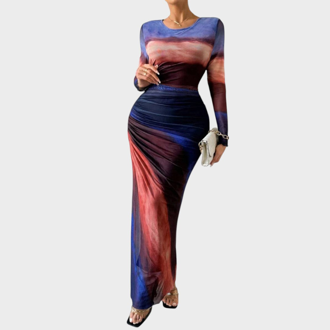 Antonija - Duga haljina s dugim rukavima