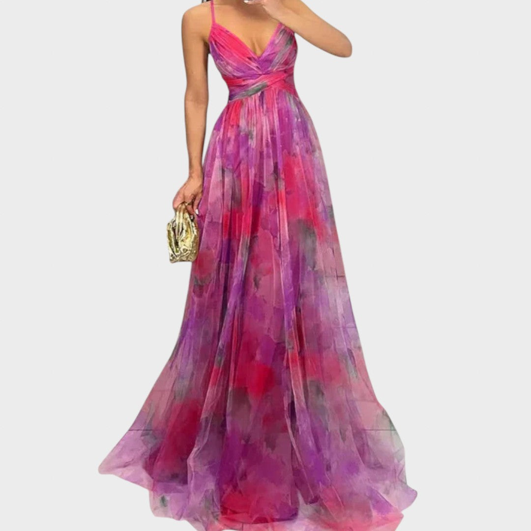 Mia - Cvjetna Maki Haljina za Beznapornu Eleganciju