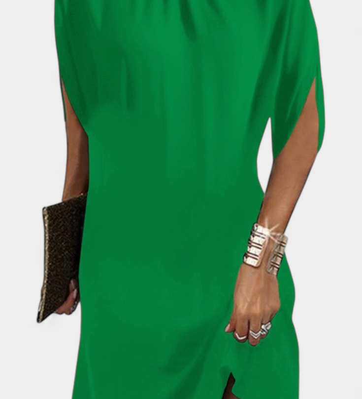 Ena Midi Haljina Bez Vremenskog Okvira s Okruglim Izrezom