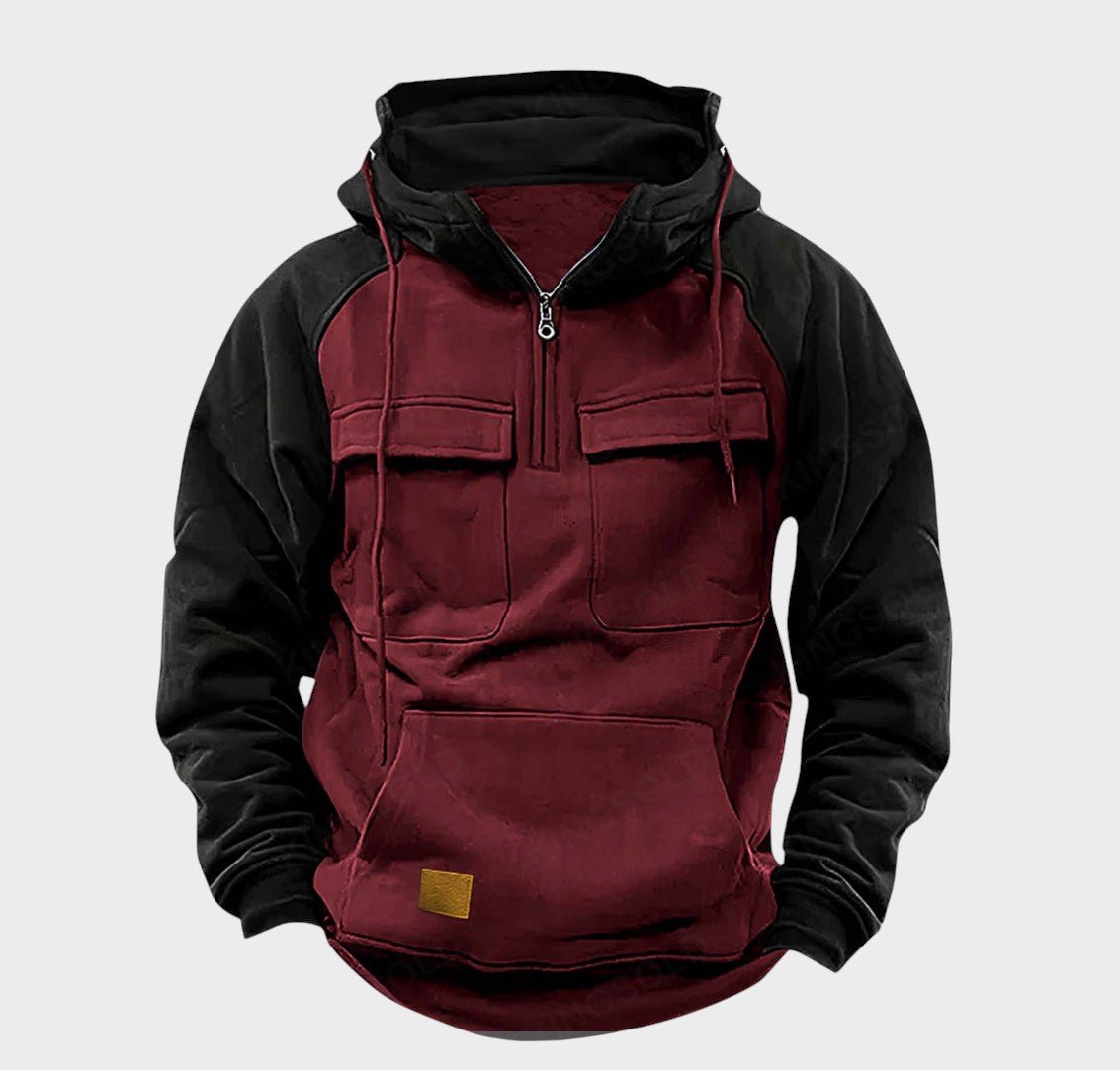 Kristian - Polo-zip majica s kapuljačom