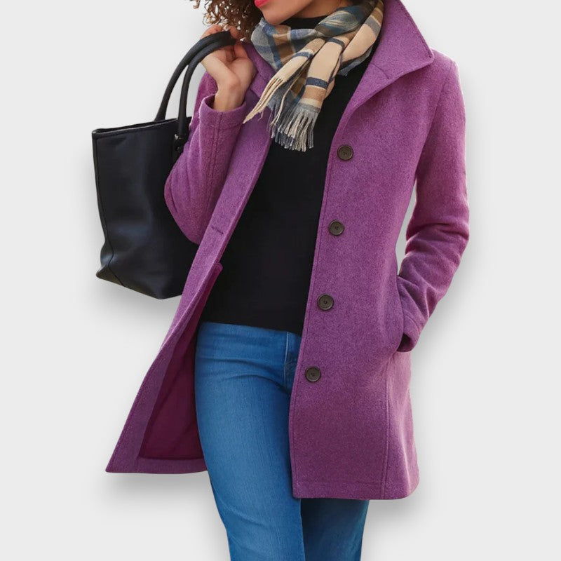 Sara | Klasični kaput s elegantnim gumbima