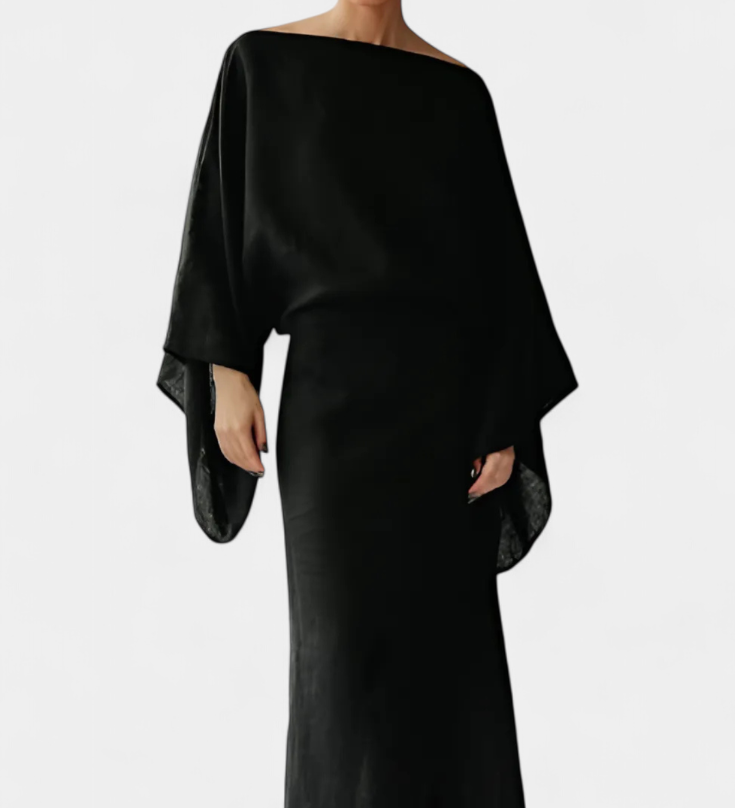 Filipa - Haljina Kimono od Lina i Pamuka s Pojasom